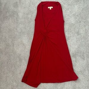 Michael Kors faux wrap dress in red size Medium